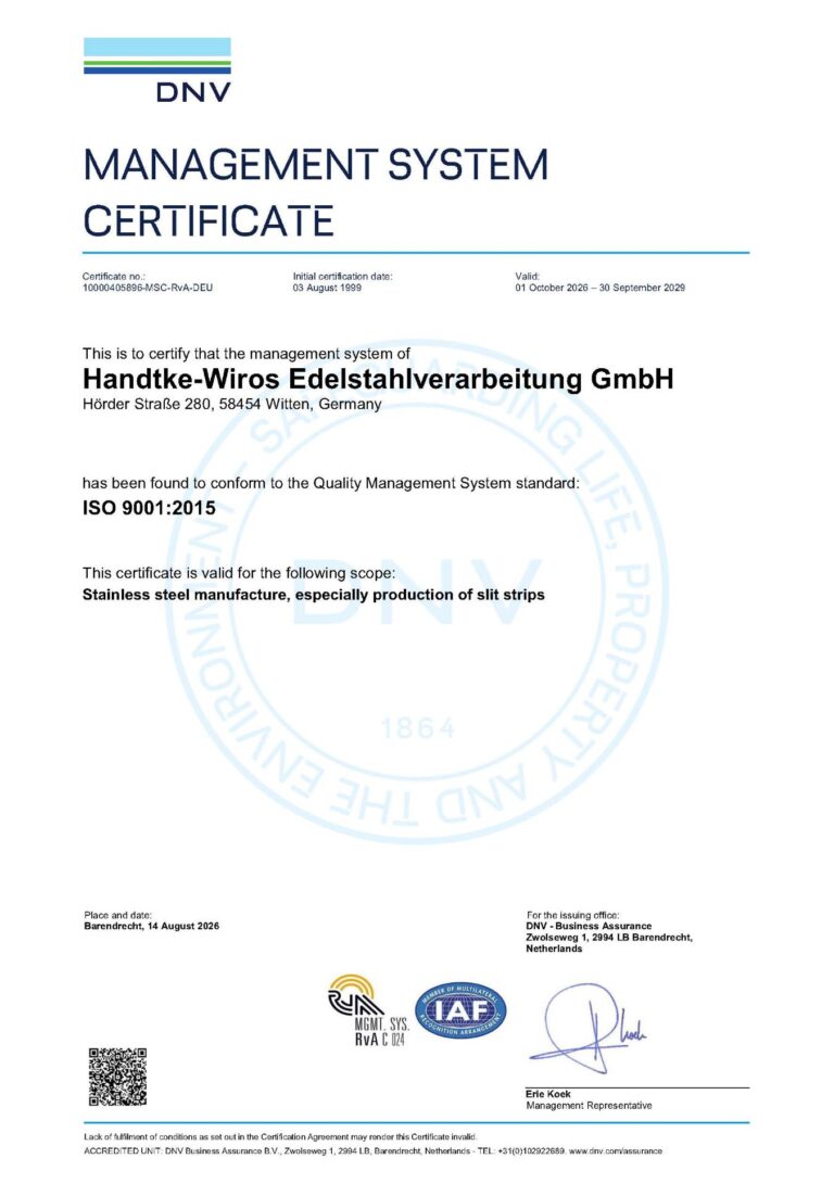 ISO-9001-EN until 2029 - Handtke-Wiros Edelstahlverarbeitung GmbH